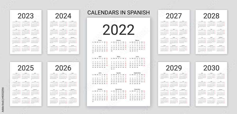 spanish-calendar-2022-2023-2024-2025-2026-2027-2028-2029-years