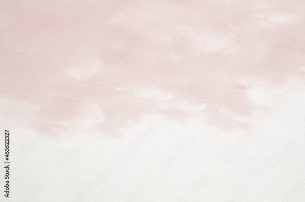 Fototapeta premium Abstract watercolor washi paper texture background. White and pink patterned Japanese paper.