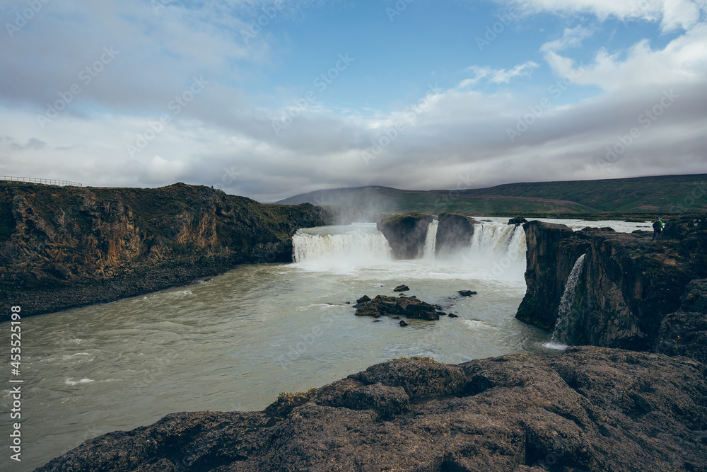 Iceland waterfall