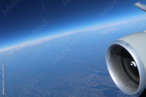 airplane in flight