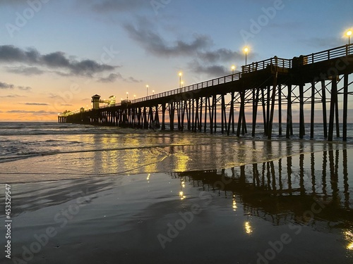 sunset on the pier © Laurel