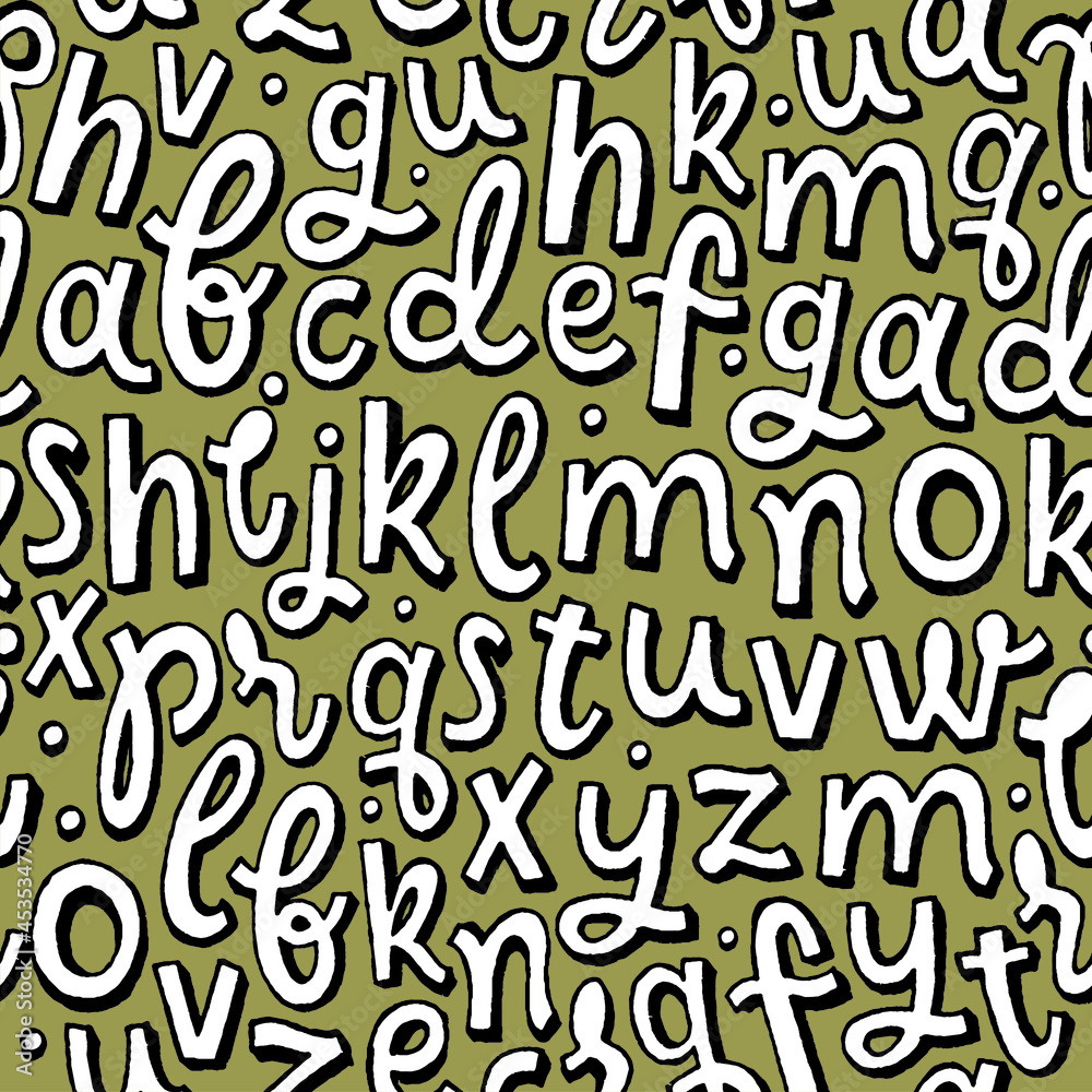 Hand lettering and custom typography pattern for your designs: t-shirts, bags, for posters, invitations, cards, etc. Type pattern. Handwritten typographic font seamless background. Hand type pattern.
Hand lettering and custom typography pattern for your designs: t-shirts, bags, for posters, invitations, cards, etc. Type pattern. Handwritten typographic font seamless background. Hand type pattern.