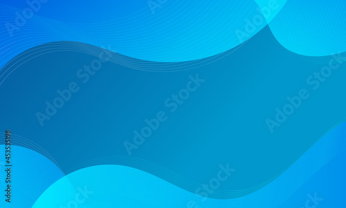 Abstract blue wave background. Modern background design. Liquid color. Fluid shapes composition. Fit for presentation design. website, basis for banners, wallpapers, brochure, posters