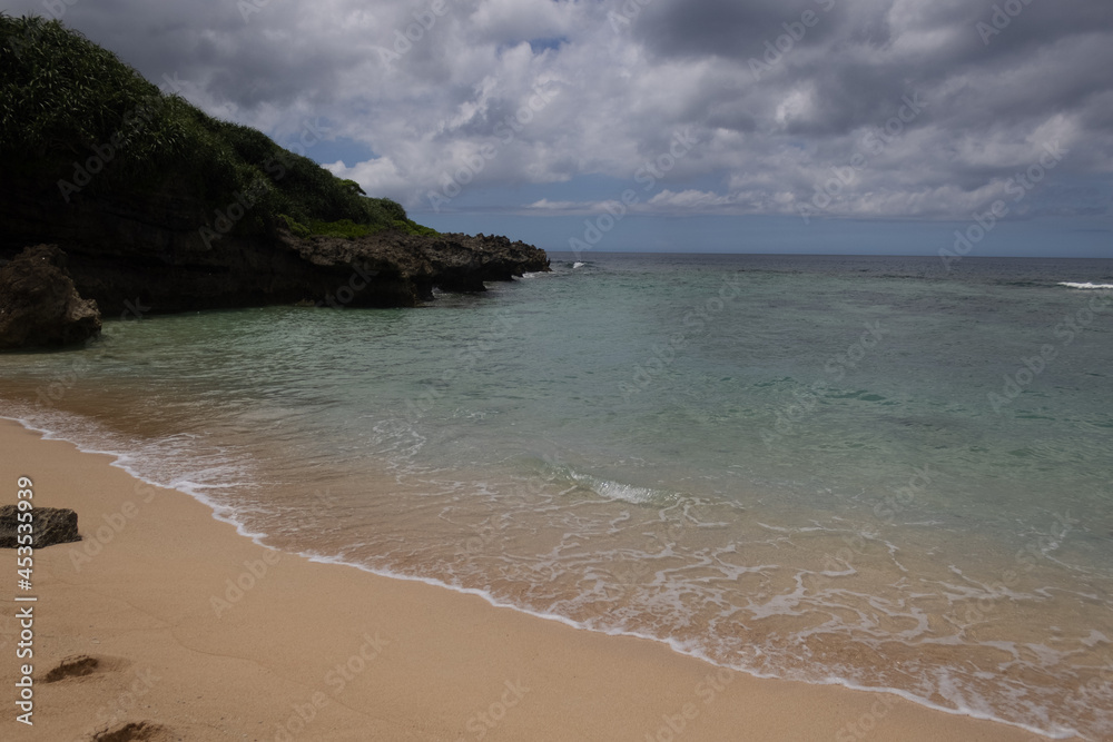 Heart Rock Beach in Kourijima, Okinawa