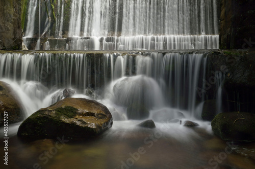 Waterfall in the Serra dos   rg  os  in Teres  polis  Rio de Janeiro. Photographed with long exposure.