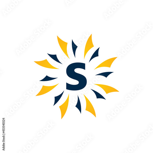 sun logo concept