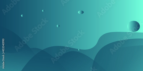 abstract blue background with waves