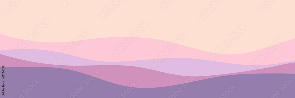 pastel color abstract wave pattern for wallpaper, background, backdrop design, and design template