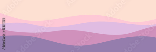 pastel color abstract wave pattern for wallpaper, background, backdrop design, and design template © FahrizalNurMuhammad