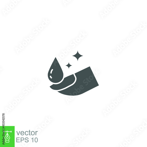 Nail care icon in solid style. lacquer up, manicure for varnish beauty concept. Nail polish remover. fingernail painting. Nail polishing salon. Vector illustration design on white background EPS 10