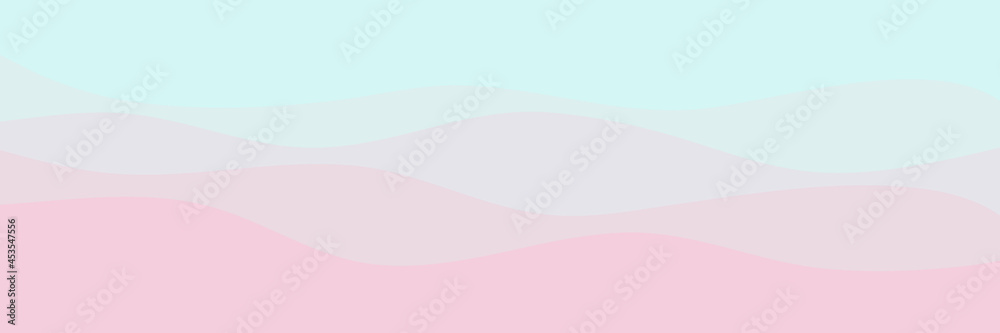 sweet pastel color abstract wave pattern vector for wallpaper, background, backdrop design, and design template