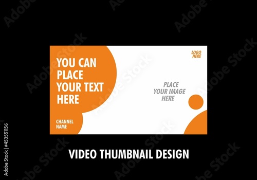 Unique and colorful video thumbnail design