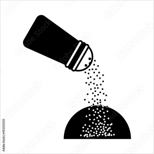 Salt Falling From Salt Shaker Icon M_2108001