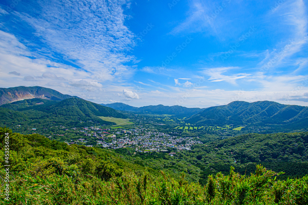 Fototapeta premium landscape with blue sky