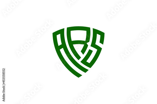 ars creative letter shield logo design vector icon illustration	
 photo