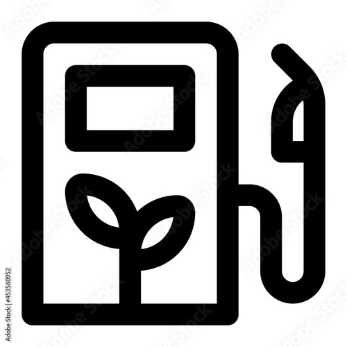 Eco Fuel Icon Illustration