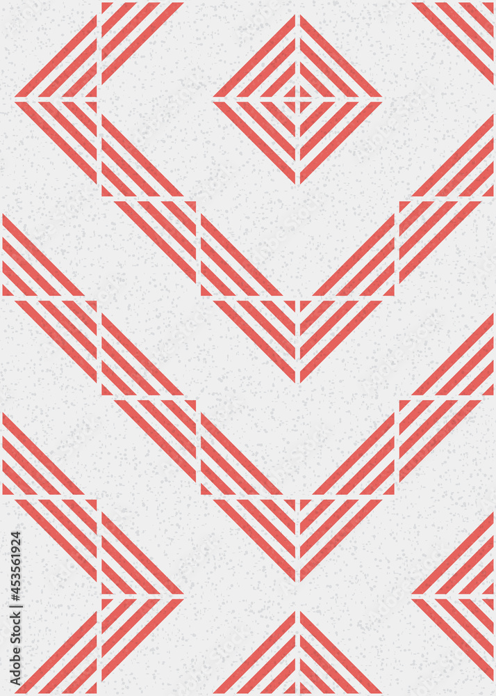 Obraz premium Abstract Geometric Pattern generative computational art illustration
