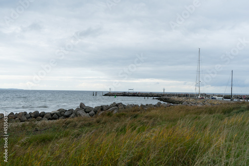 View to the baltics sea from the german village Timmendorf