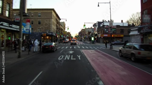 Wallpaper Mural Driving Down Nostrand Avenue in Brooklyn New York Torontodigital.ca