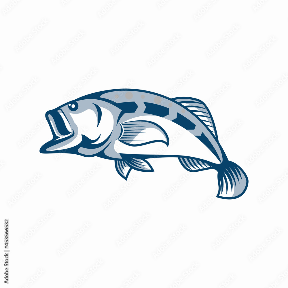Fish logo template design vector Fish logo template design vector
