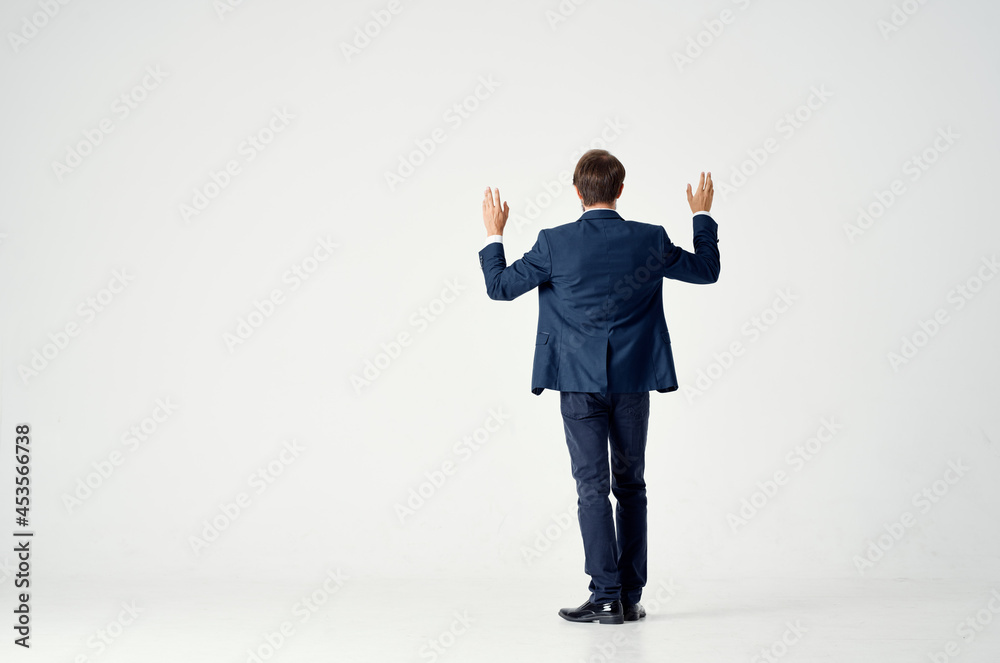 bearded business man emotions successful happy boss bearded business man emotions successful happy boss