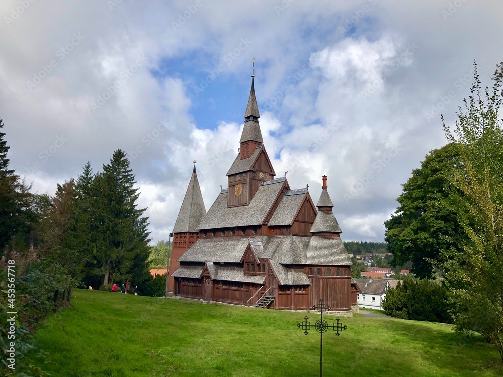 old wooden church old wooden church