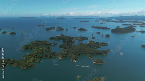 夏の九十九島の空撮