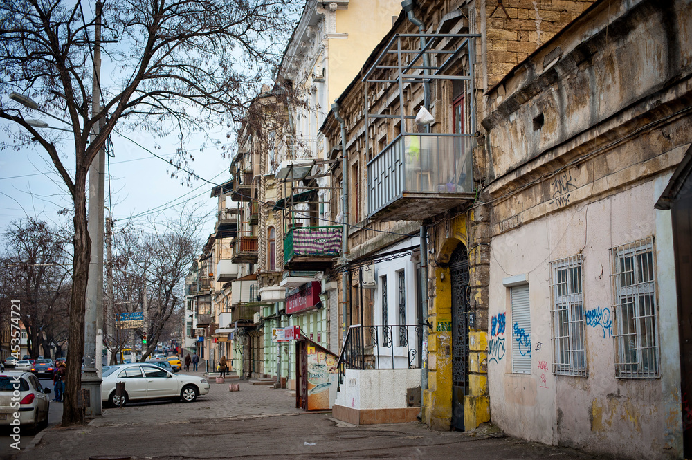 the city of Odessa in Ukraine black sea coast in odessa