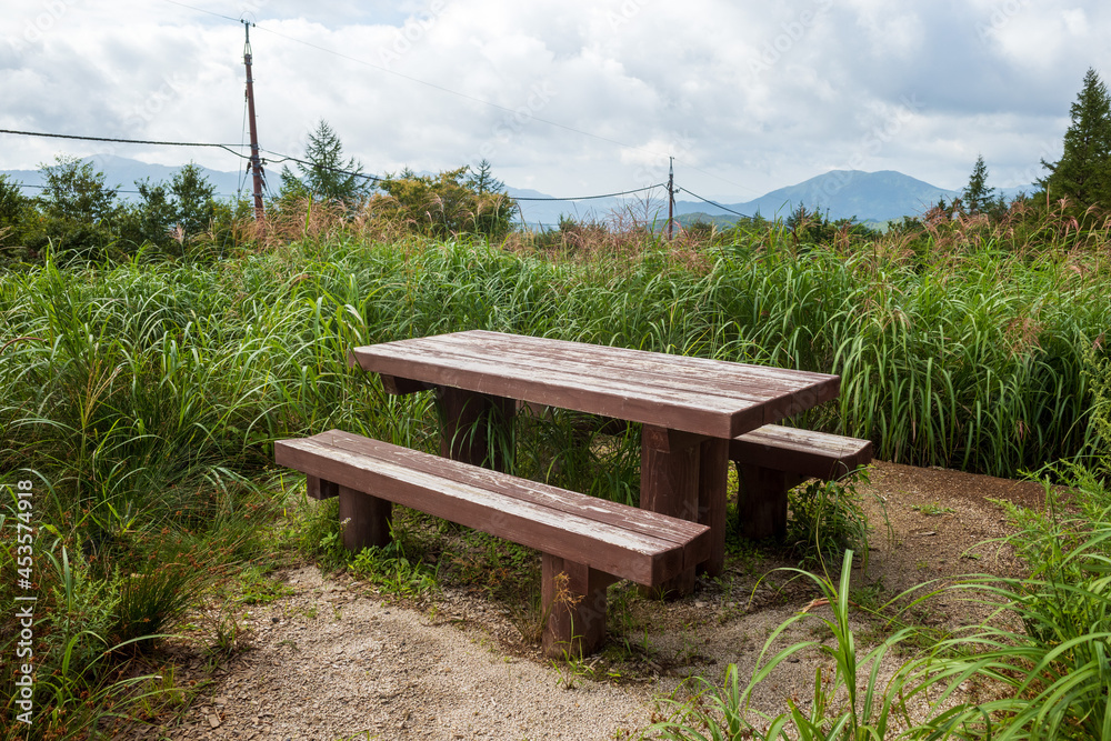 Fototapeta premium 日本の岡山県鏡野町の高清水トレイルの美しい風景