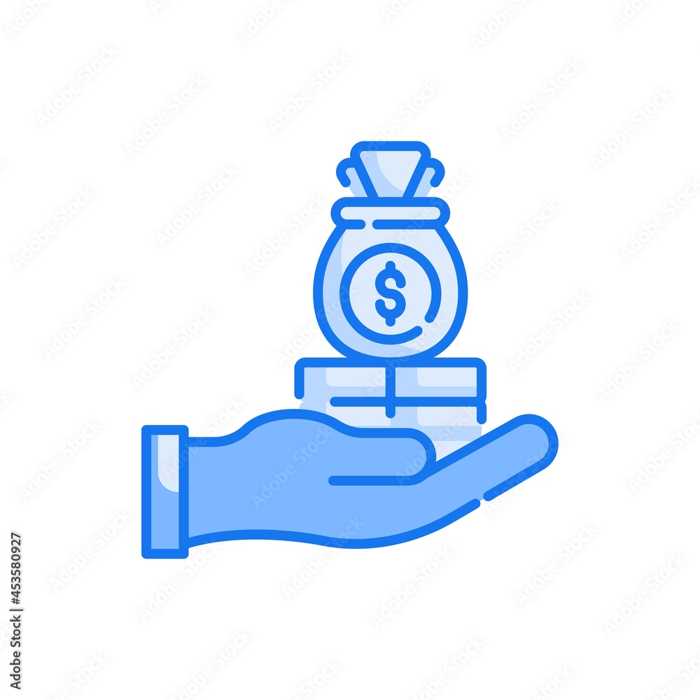loan vector blue colour icon style illustration. EPS 10 file loan vector blue colour icon style illustration. EPS 10 file