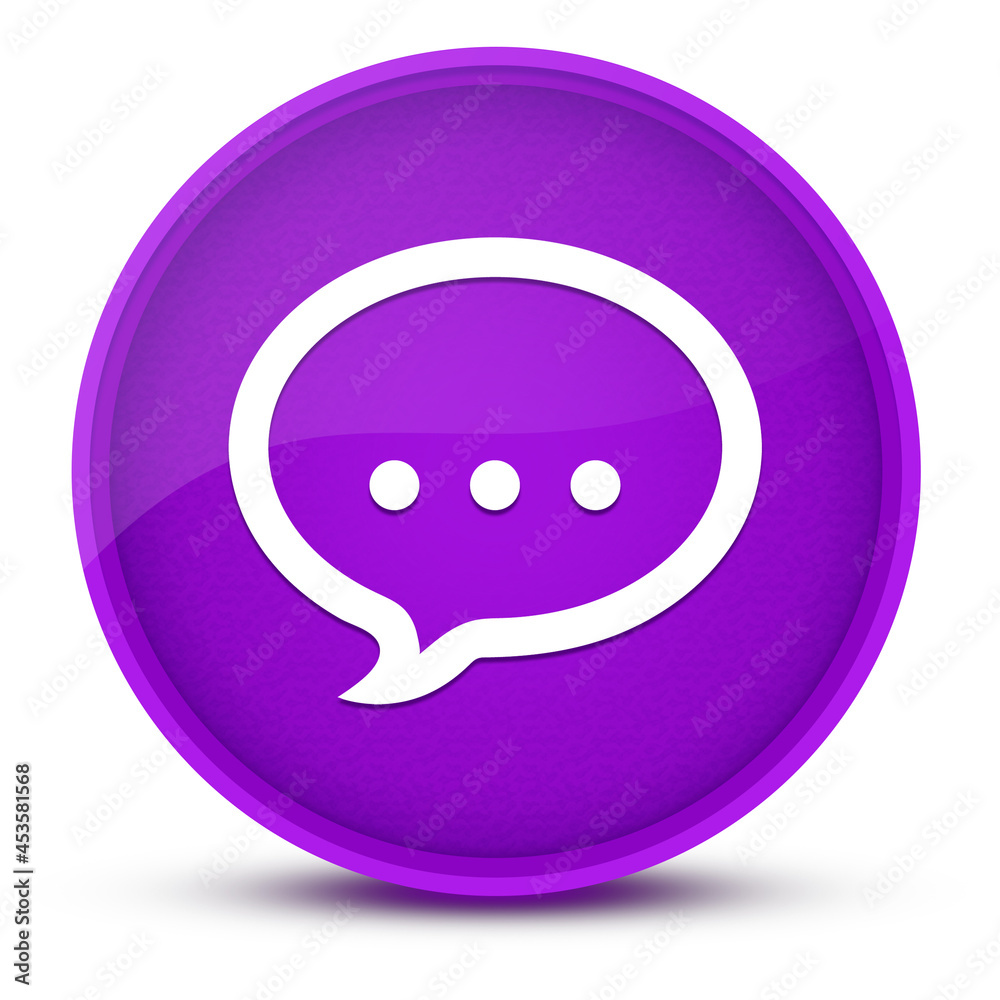 Talk luxurious glossy purple round button abstract Talk luxurious glossy purple round button abstract