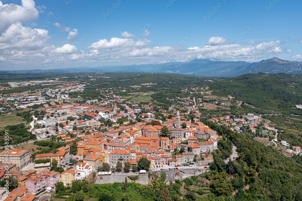 Altstadt von Labin in Istrien