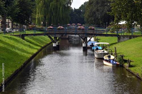 Grachten in Friedrichstadt in Schleswig-Holstein photo