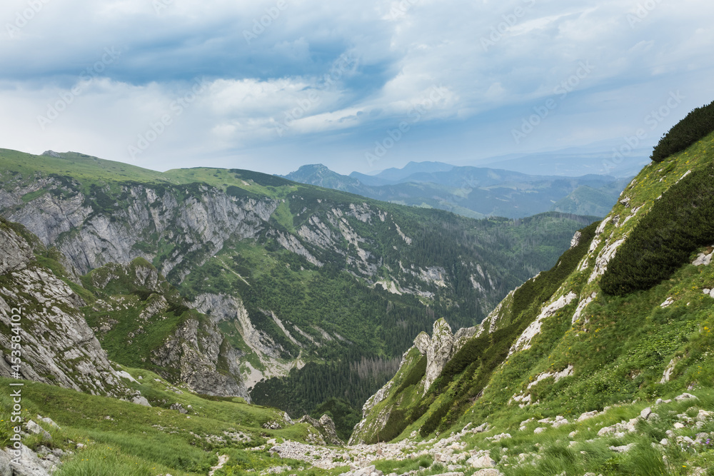trail to the peak of Małołączniak in the Western Tatras
