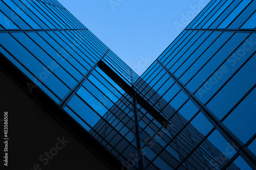 Blue skyscraper