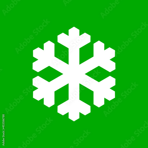 Schneeflocke und Hintergrund