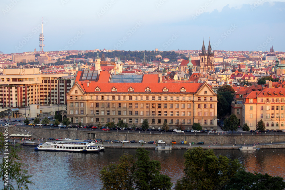 Cityscape of Prague, Czech Republic