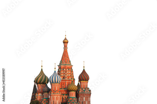 Saint Basil's Cathedral, or Cathedral of Vasily the Blessed, in the Red Square, Moscow, Russia