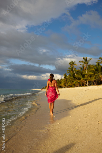 The beach in Le Morne Brabant, Mauritius