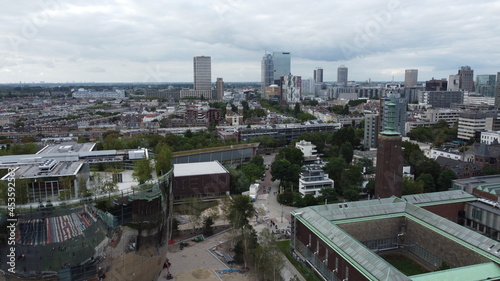 Wallpaper Mural Aerial view of rotterdam Torontodigital.ca