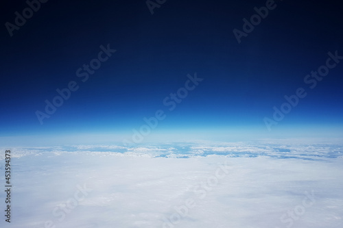 Flying over a glacier, a view from low Earth orbit photo