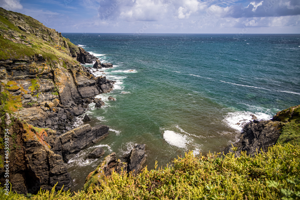 Cliffs at Lizard Point, Cornwall, England