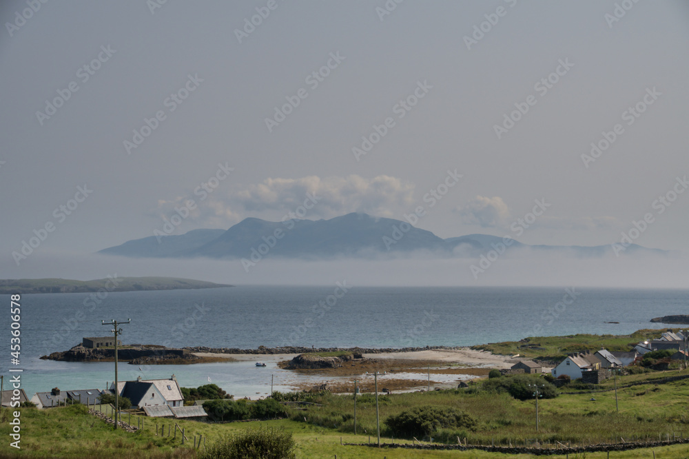 Galway mountains from Inishbofin