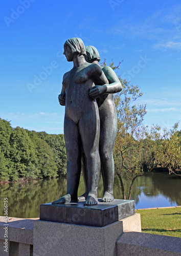 sculptures in Vigeland Sculpture Park  Frogner park  Oslo