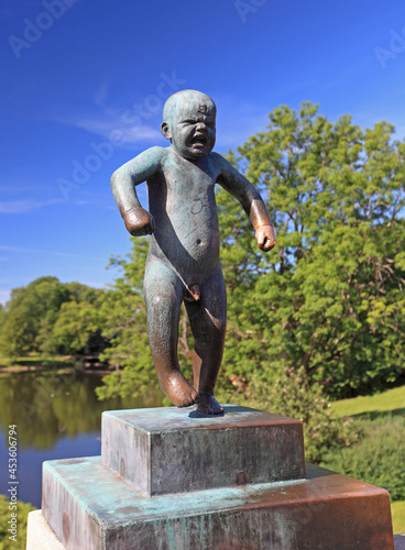 Photography sculptures in Vigeland Sculpture Park, Frogner park, Oslo