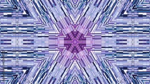 Abstract Kaleidoscope Mandala Digital Video Art