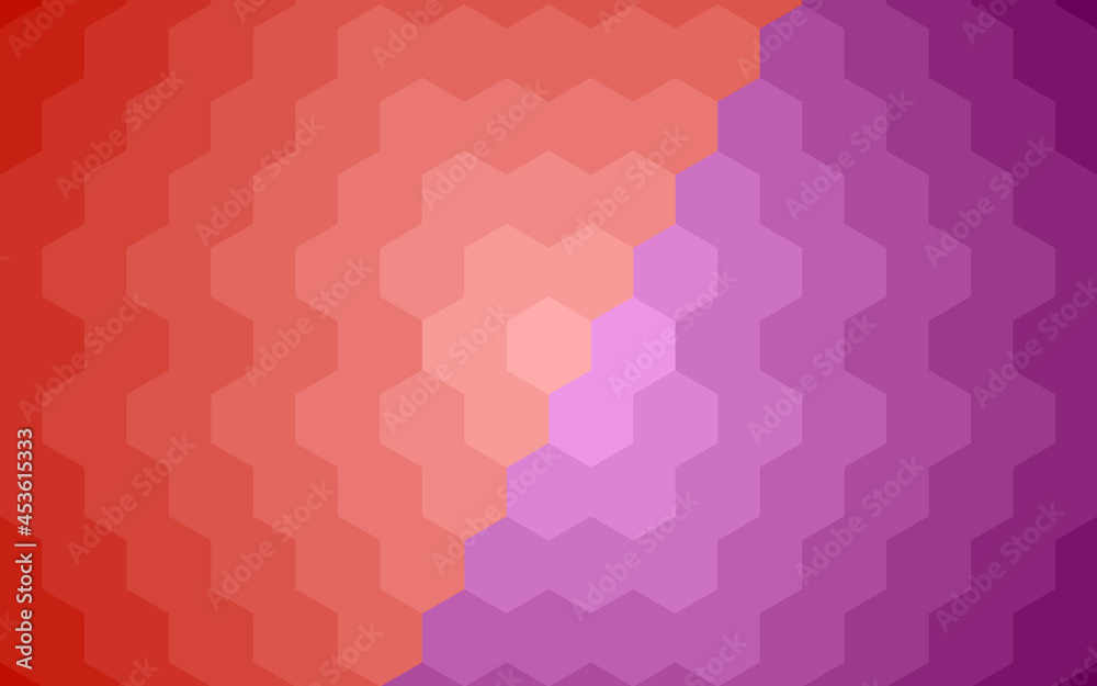 Abstract Hexagon violet-red gradient background, honeycomb design background. Abstract Hexagon violet-red gradient background, honeycomb design background.