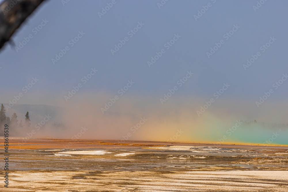 Obraz premium Grand Prismatic Spring in Yellowstone National Park