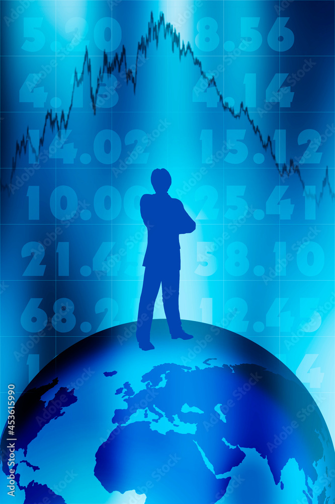 financial markets and global economy concept financial markets and global economy concept