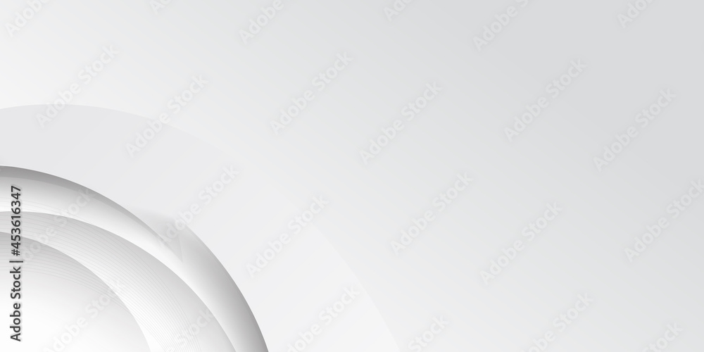 Modern simple white abstract geometric background. Abstract white wave shape with futuristic concept background. Modern simple white abstract geometric background. Abstract white wave shape with futuristic concept background.